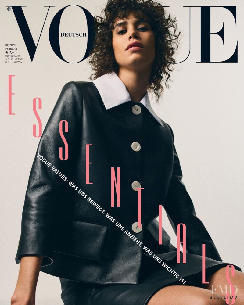 Cover of Vogue Germany with Mica Arganaraz, February 2020 (ID:54313 ...