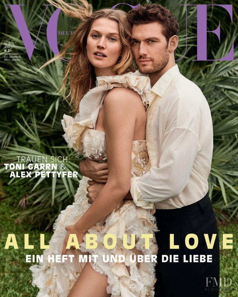 Toni Garrn featured on the Vogue Germany cover from June 2020