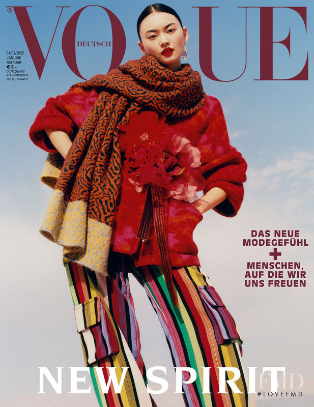 Cong He featured on the Vogue Germany cover from January 2022