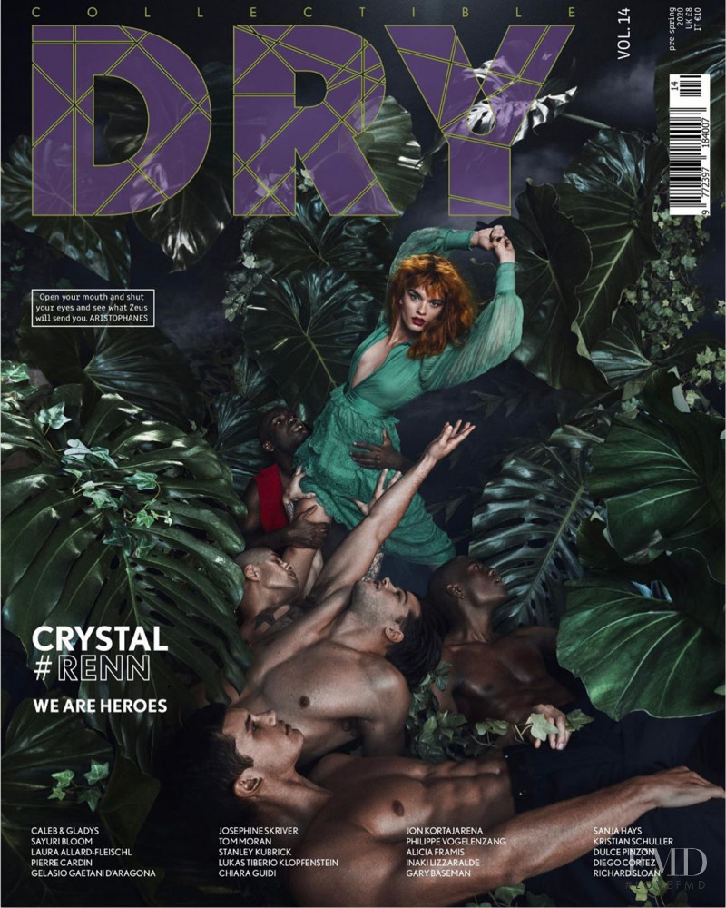 Crystal Renn featured on the Collectible Dry cover from December 2019