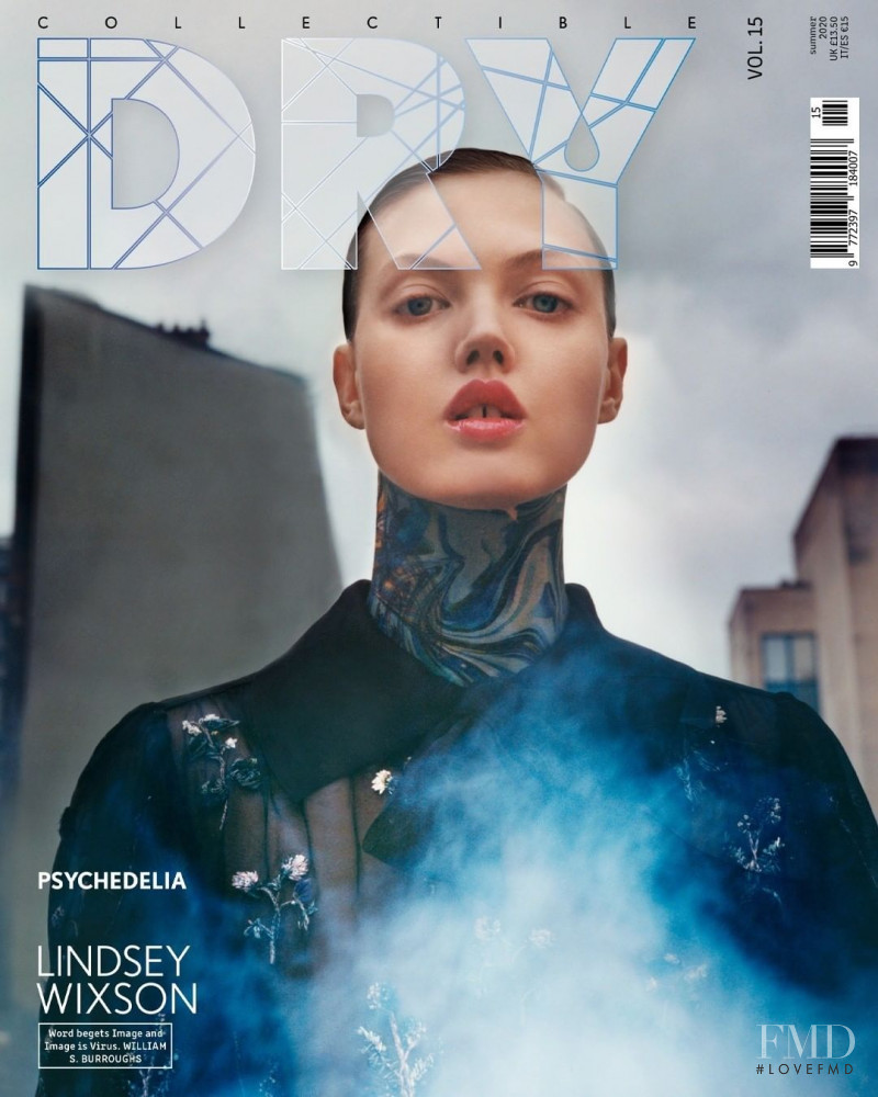 Lindsey Wixson featured on the Collectible Dry cover from July 2020