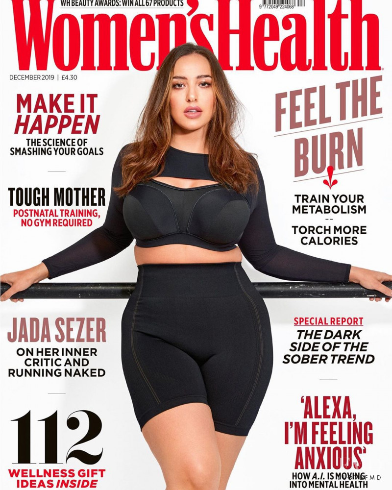 Jada Sezer featured on the Women\'s Health UK cover from December 2019