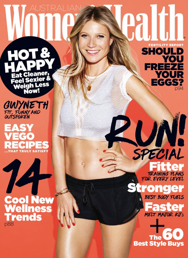 Gwyneth Paltrow featured on the Women\'s Health Australia cover from July 2017