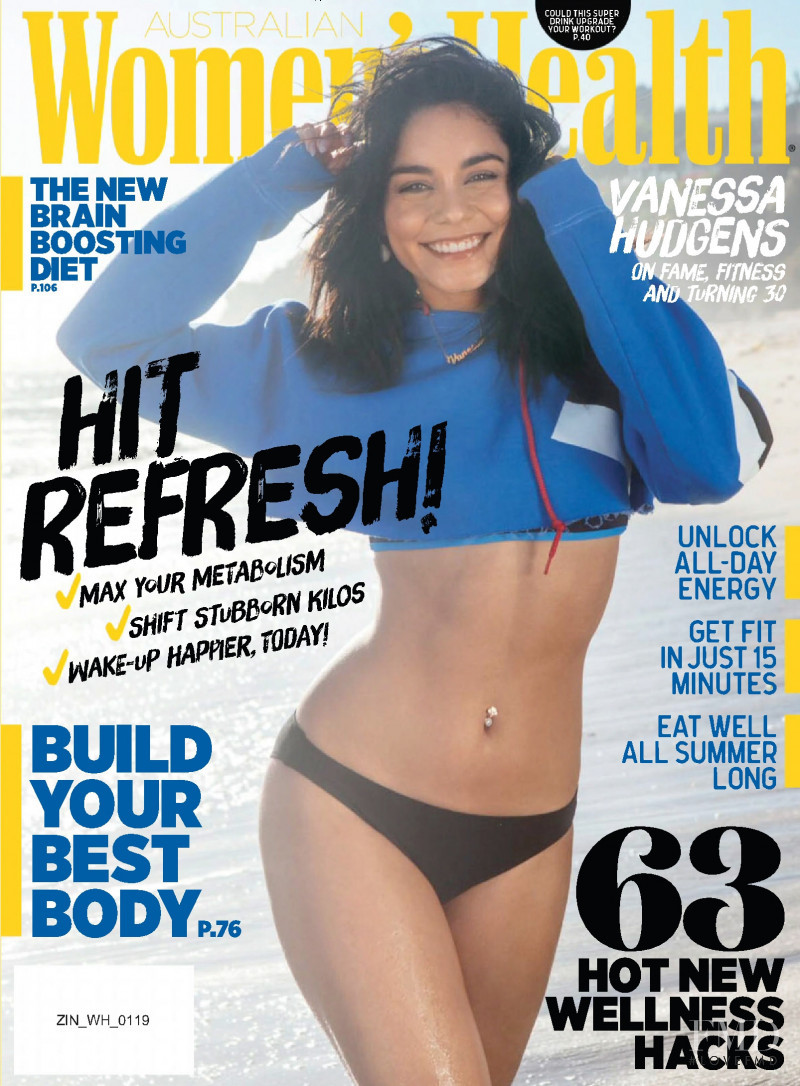 Vanessa Hudgens featured on the Women\'s Health Australia cover from January 2019