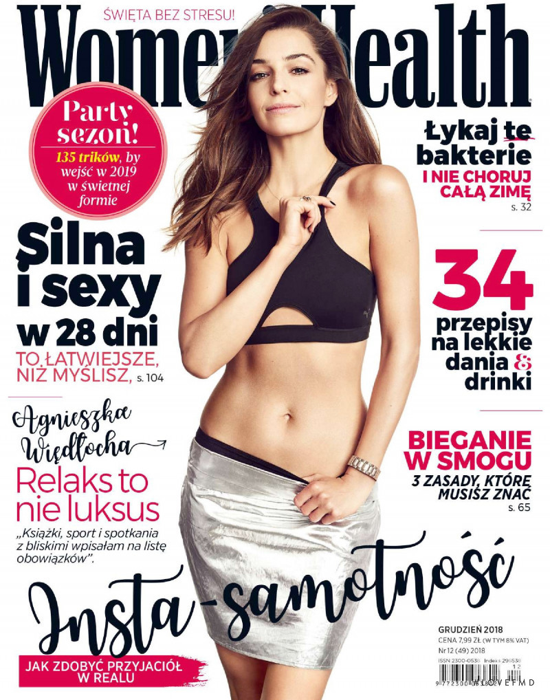  featured on the Women\'s Health Poland cover from December 2018