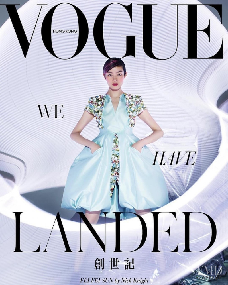 Fei Fei Sun featured on the Vogue Hong Kong cover from March 2019