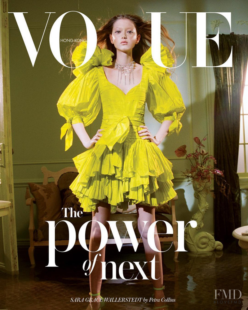 Sara Grace Wallerstedt featured on the Vogue Hong Kong cover from May 2019