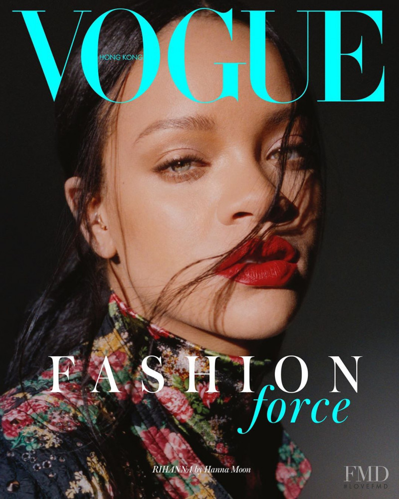 Rihanna featured on the Vogue Hong Kong cover from September 2019