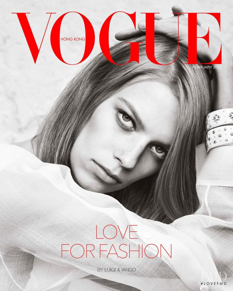 Lexi Boling featured on the Vogue Hong Kong cover from February 2021