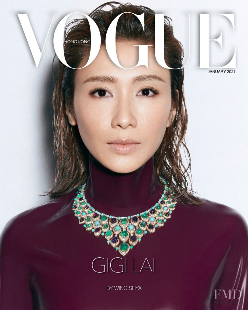 Gigi Lai  featured on the Vogue Hong Kong cover from January 2021
