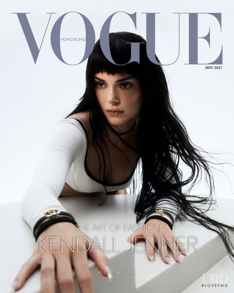 Kendall Jenner featured on the Vogue Hong Kong cover from May 2021