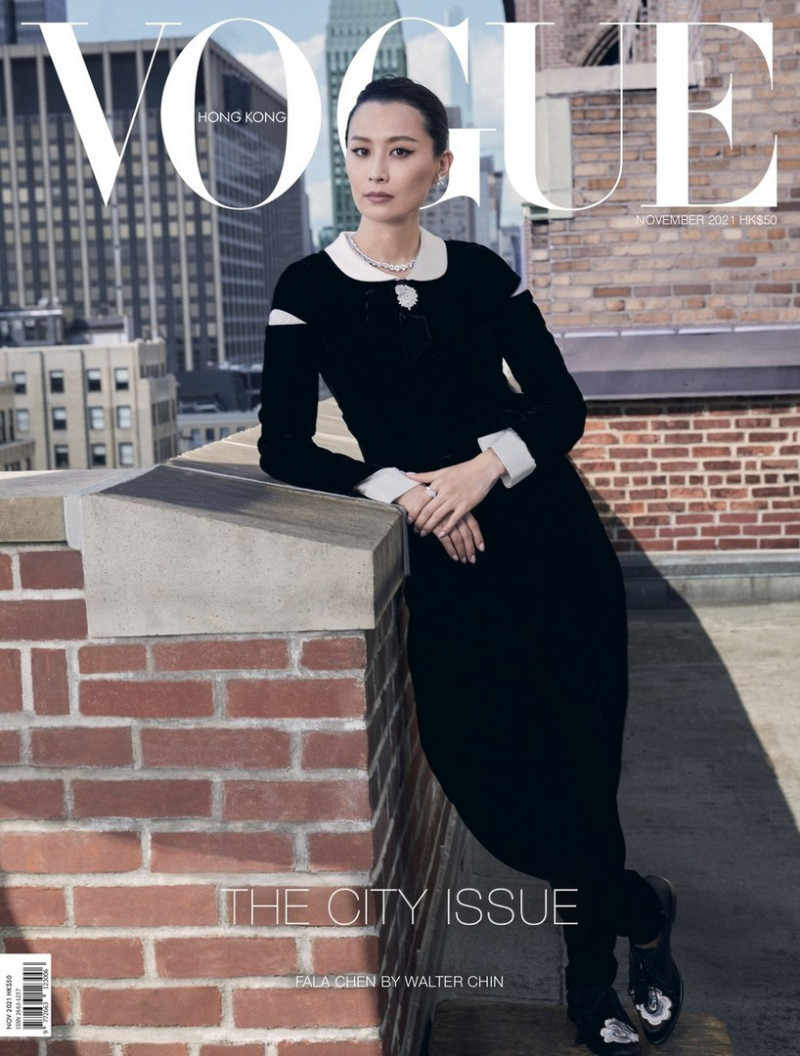  featured on the Vogue Hong Kong cover from November 2021