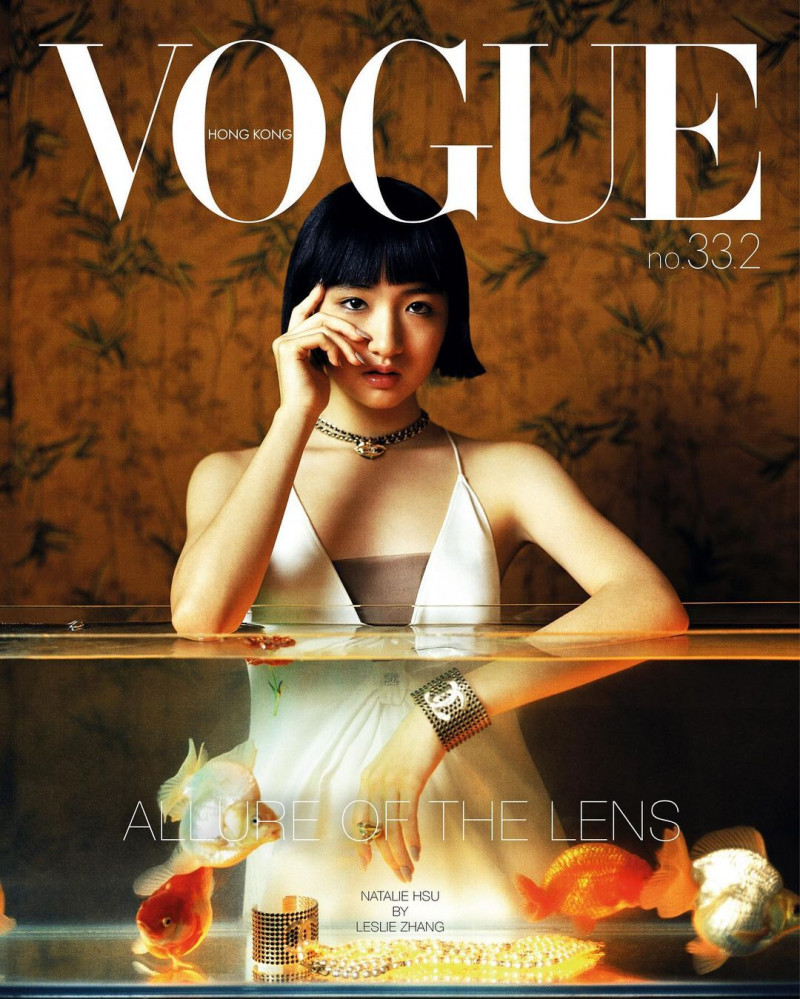 Natalie Hsu featured on the Vogue Hong Kong cover from May 2023