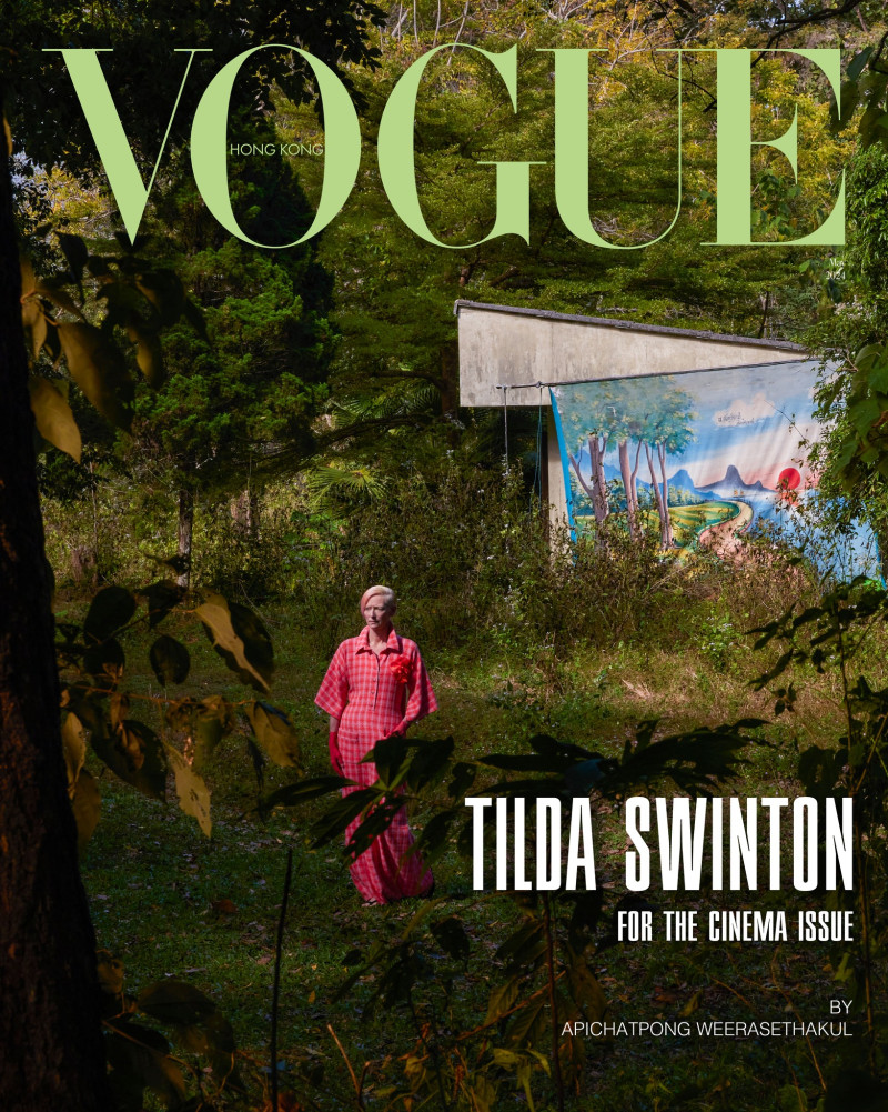 Tilda Swinton featured on the Vogue Hong Kong cover from May 2024