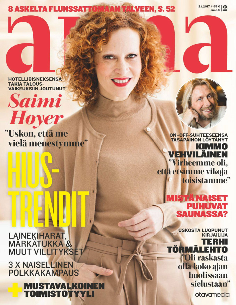 Saimi Hoyer featured on the Anna Finland cover from January 2017