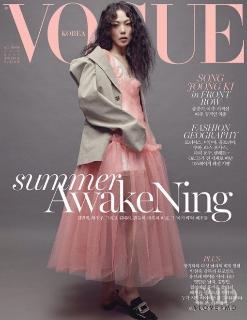Kim Min-hee featured on the Vogue Korea cover from June 2016
