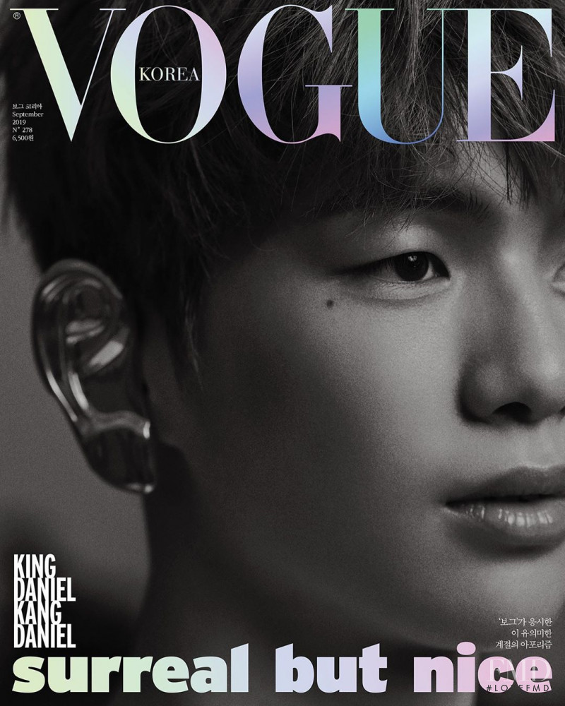 Daniel Kang featured on the Vogue Korea cover from September 2019