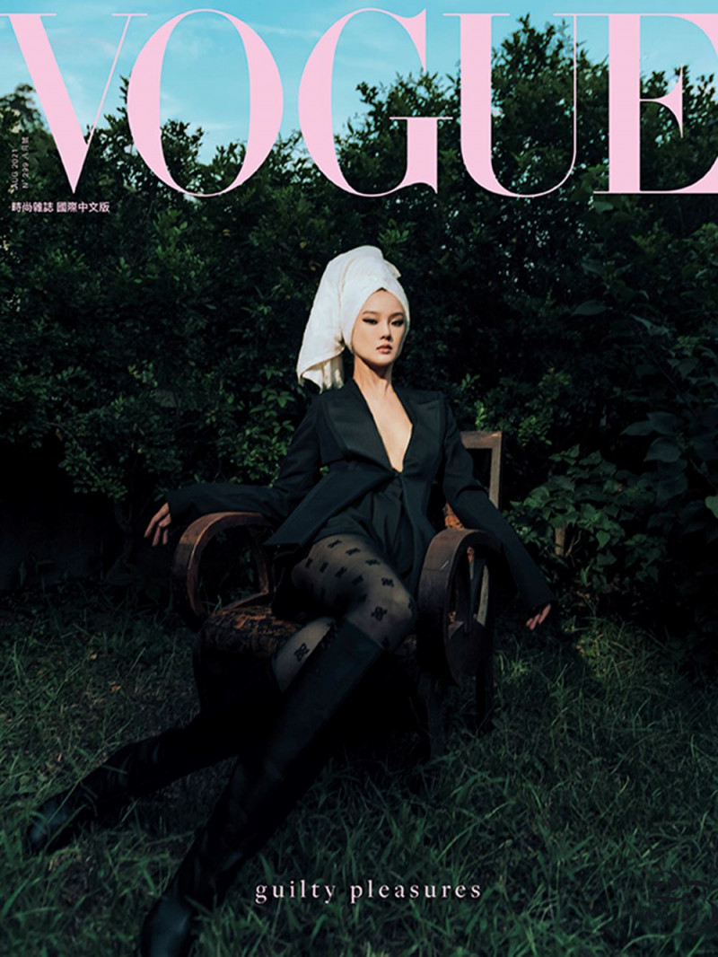 Gia Tang featured on the Vogue Korea cover from August 2021