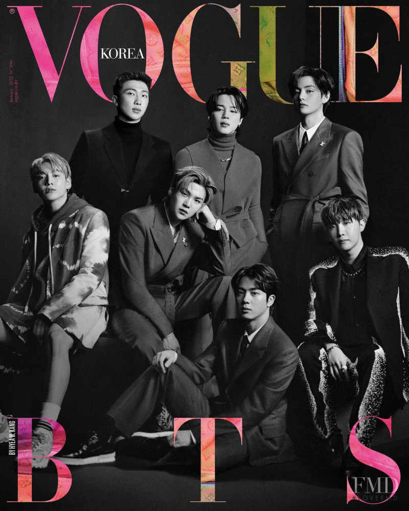  featured on the Vogue Korea cover from January 2022