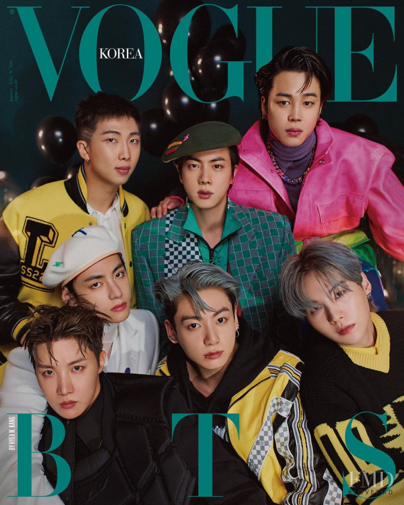  featured on the Vogue Korea cover from January 2022