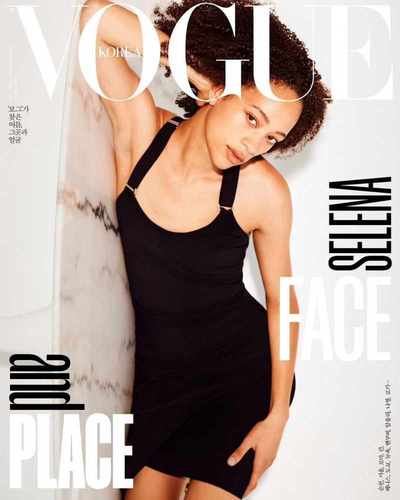 Selena Forrest featured on the Vogue Korea cover from July 2023