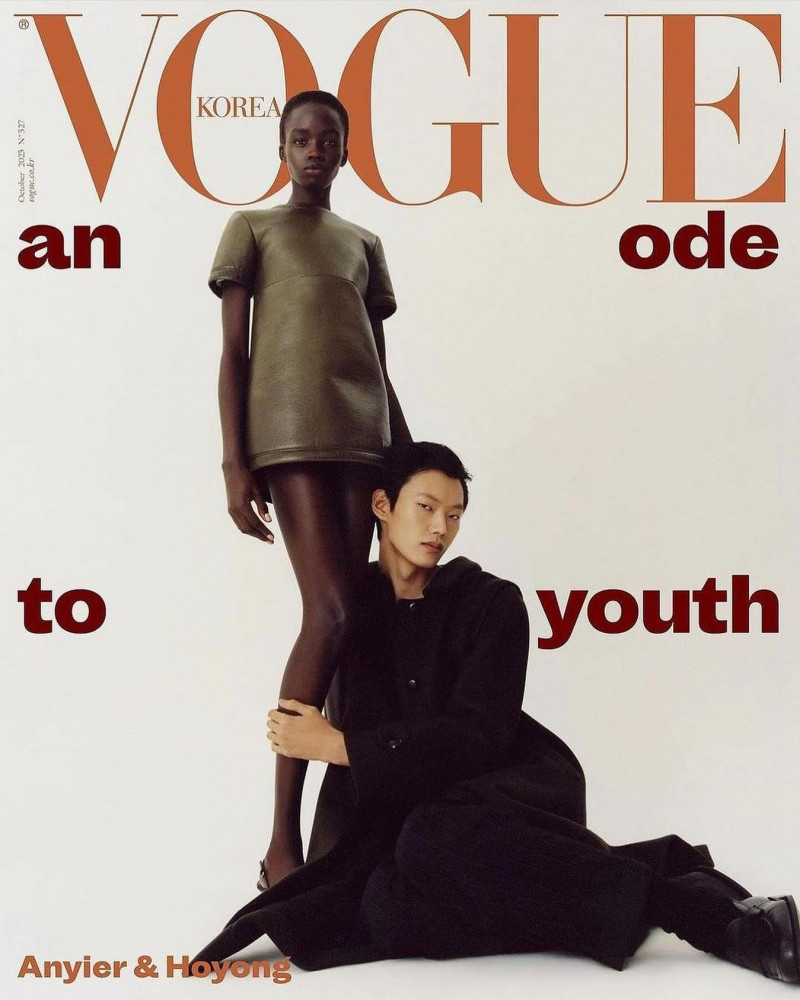 Hoyong Kim featured on the Vogue Korea cover from October 2023
