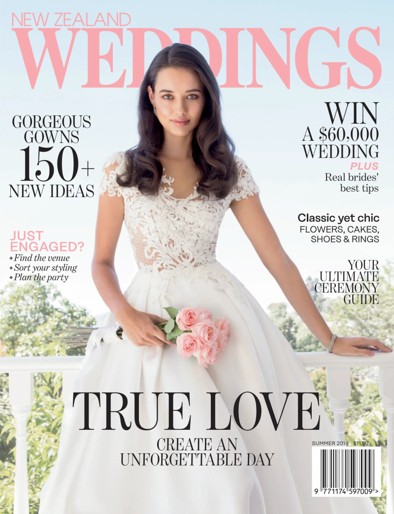  featured on the New Zealand Weddings cover from June 2018