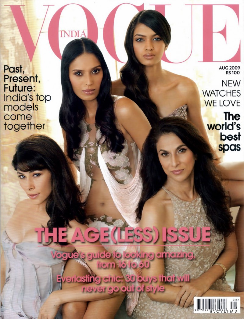 Deepika Padukone, Feroze Gujral, Shobha De featured on the Vogue India cover from August 2009