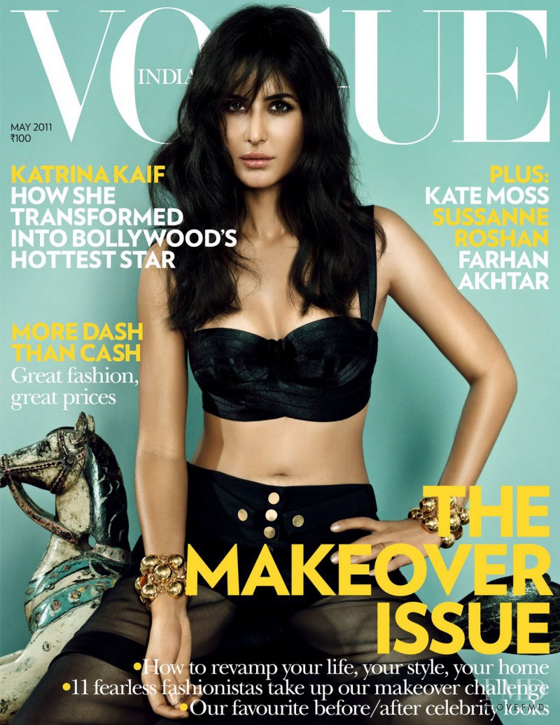 Katrina Kaif featured on the Vogue India cover from May 2011