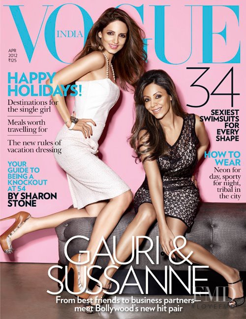  featured on the Vogue India cover from April 2012