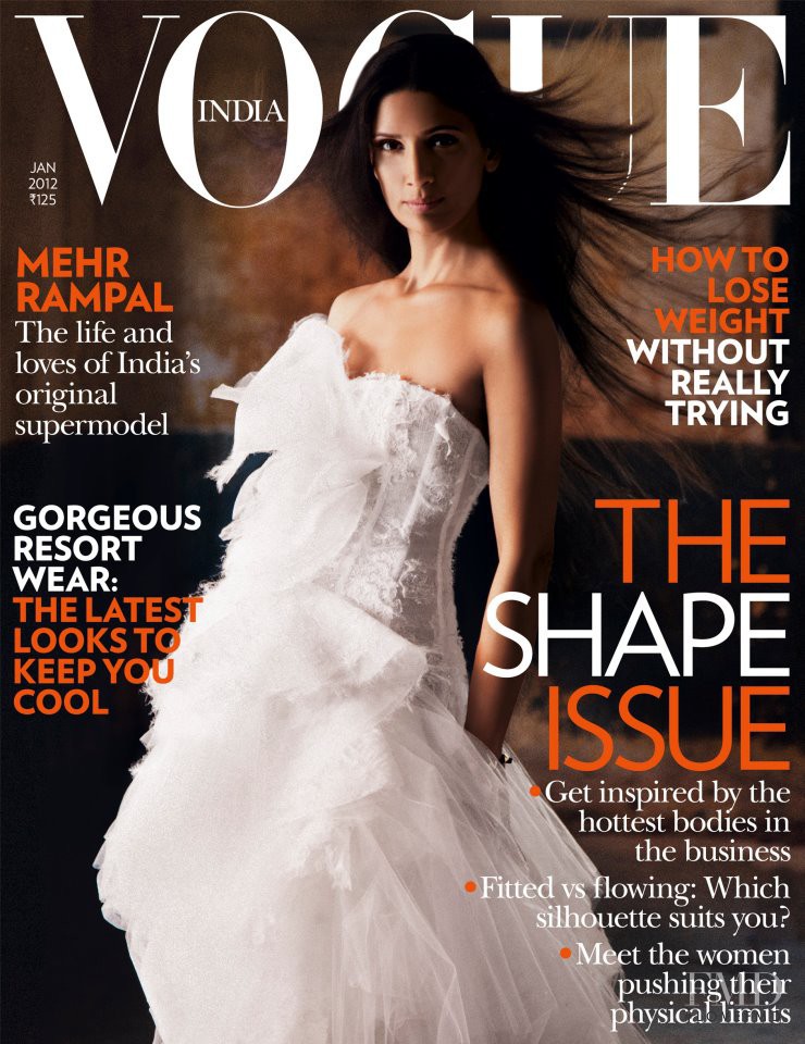 Mehr Jessia featured on the Vogue India cover from January 2012