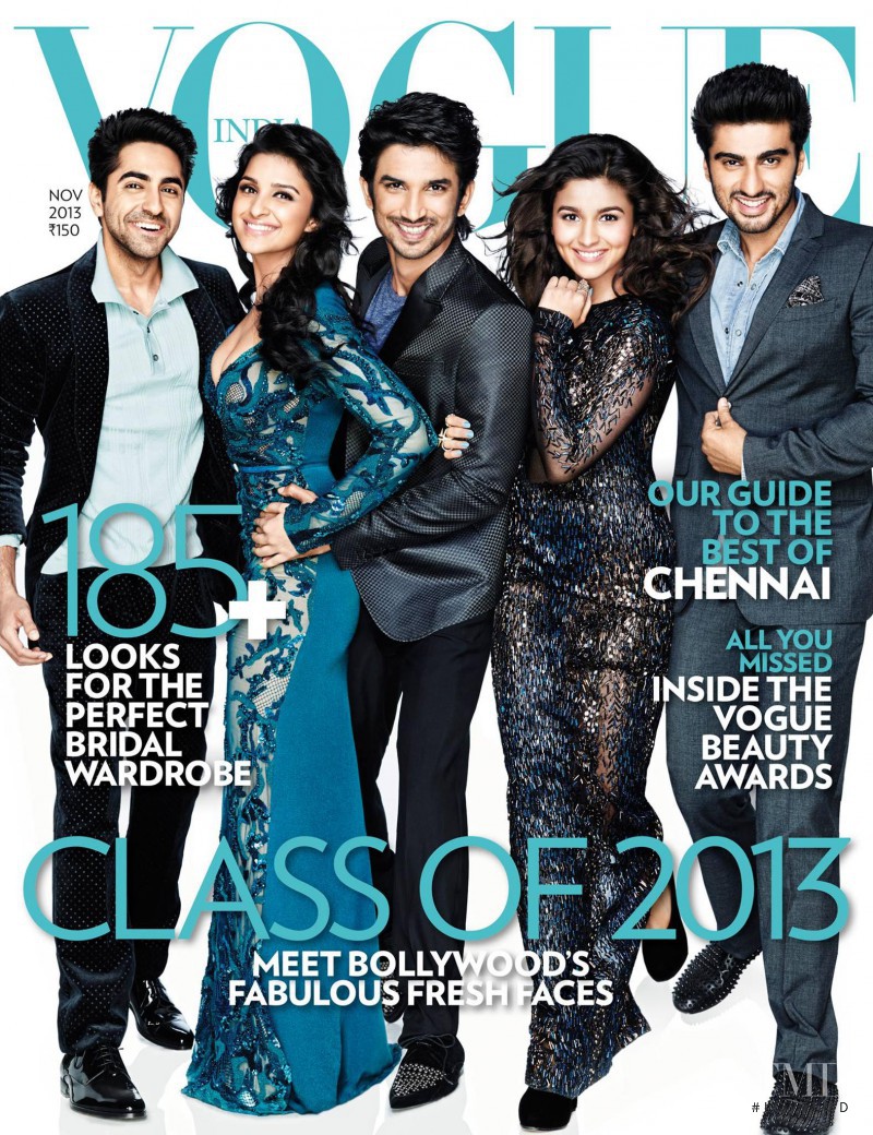  featured on the Vogue India cover from November 2013