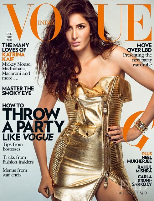 Katrina Kaif featured on the Vogue India cover from December 2014