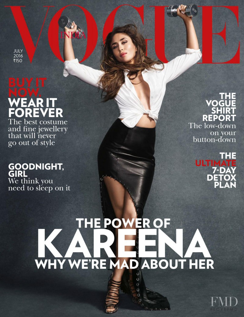 Kareena Kapoor Khan featured on the Vogue India cover from July 2016