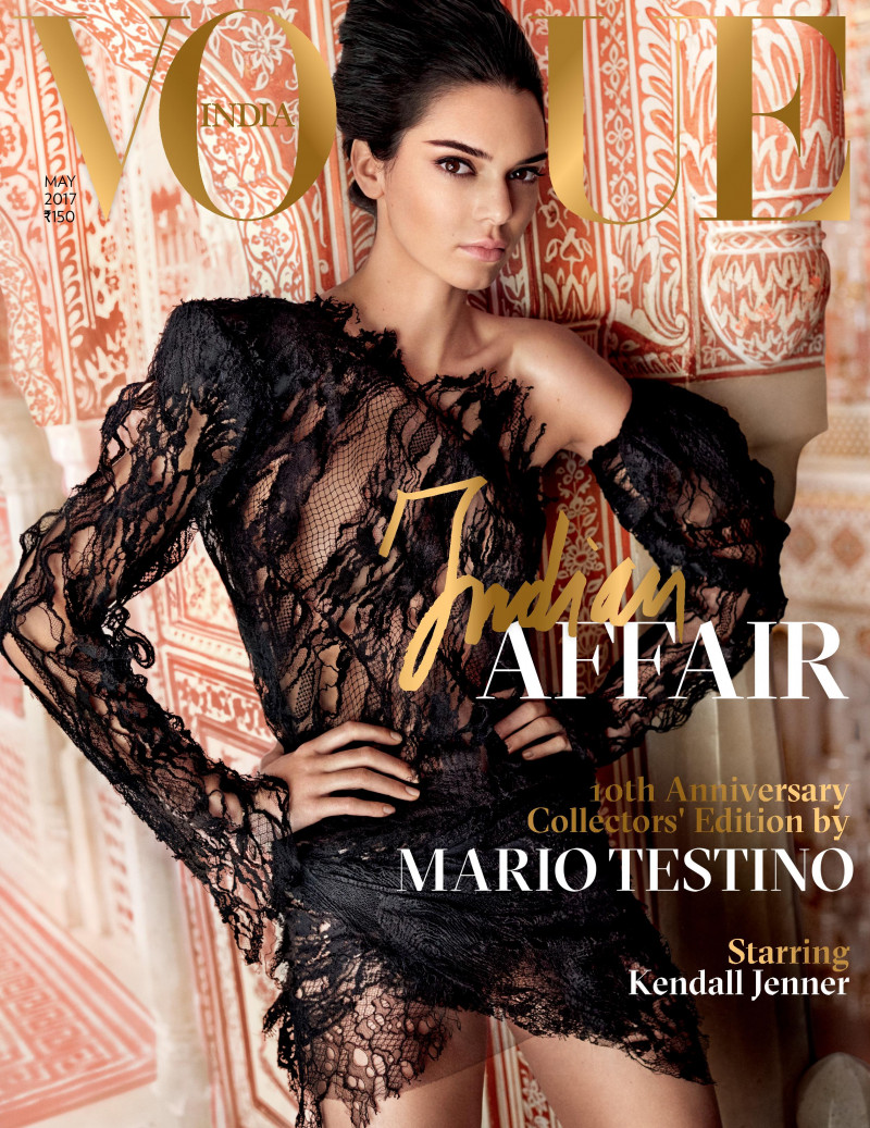 Kendall Jenner featured on the Vogue India cover from May 2017