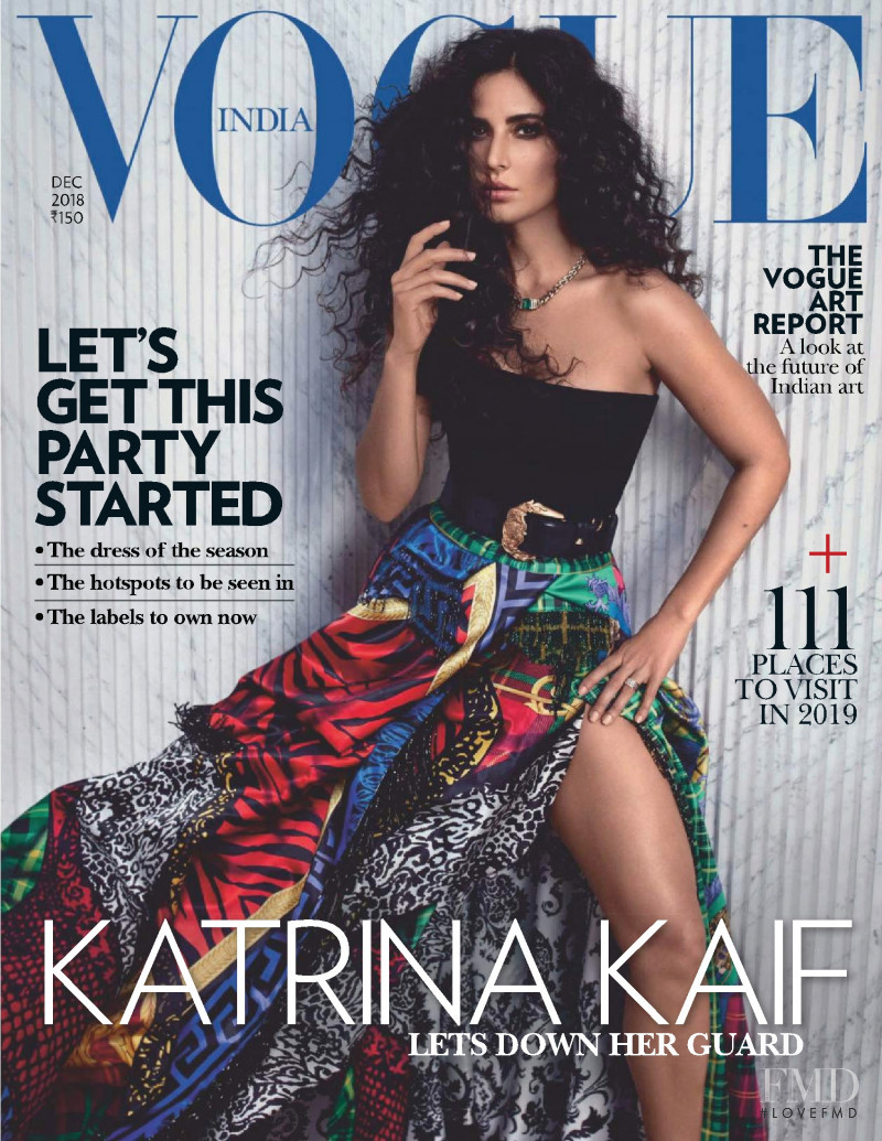 Katrina Kaif featured on the Vogue India cover from December 2018