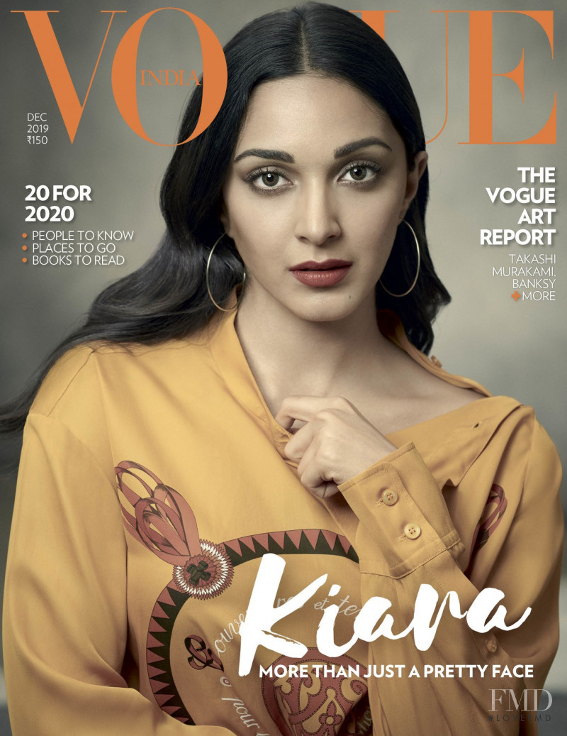 Kiara Advani featured on the Vogue India cover from December 2019