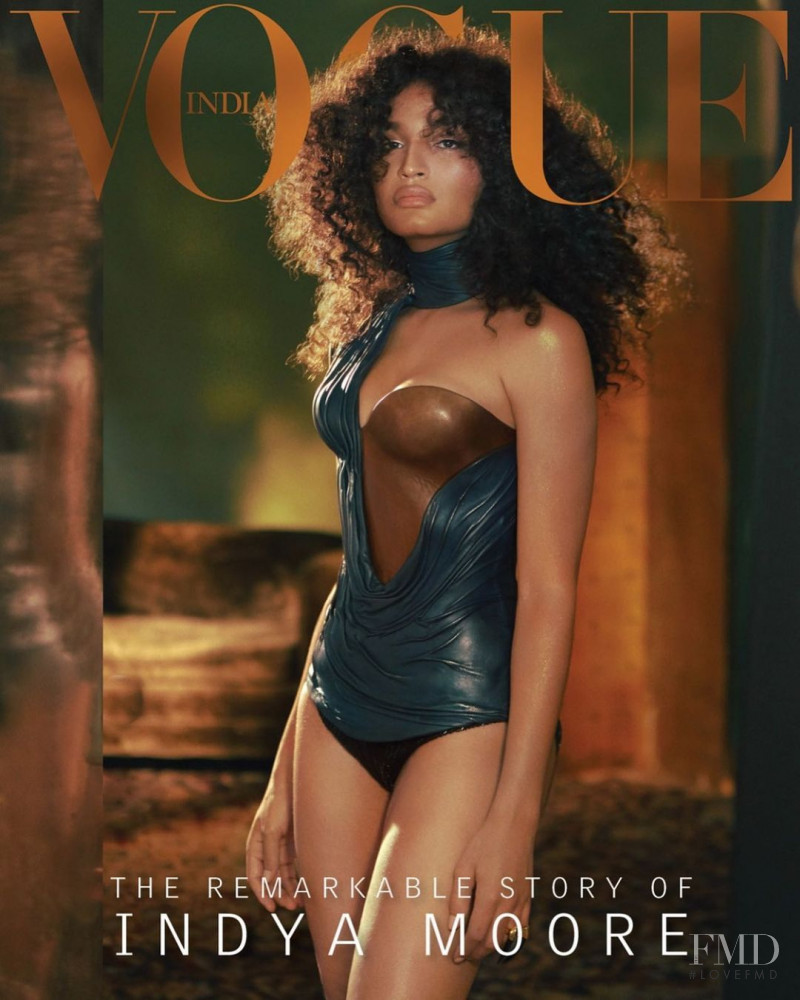 Indya Moore featured on the Vogue India cover from October 2020