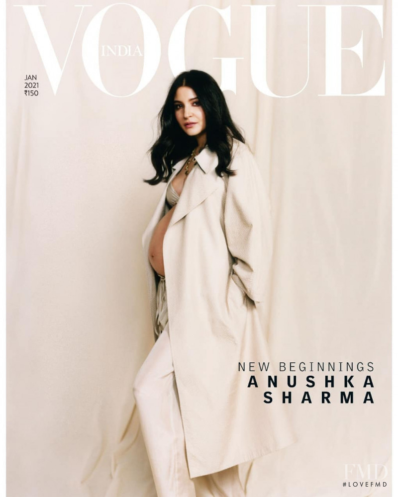 Anushka Sharma featured on the Vogue India cover from January 2021