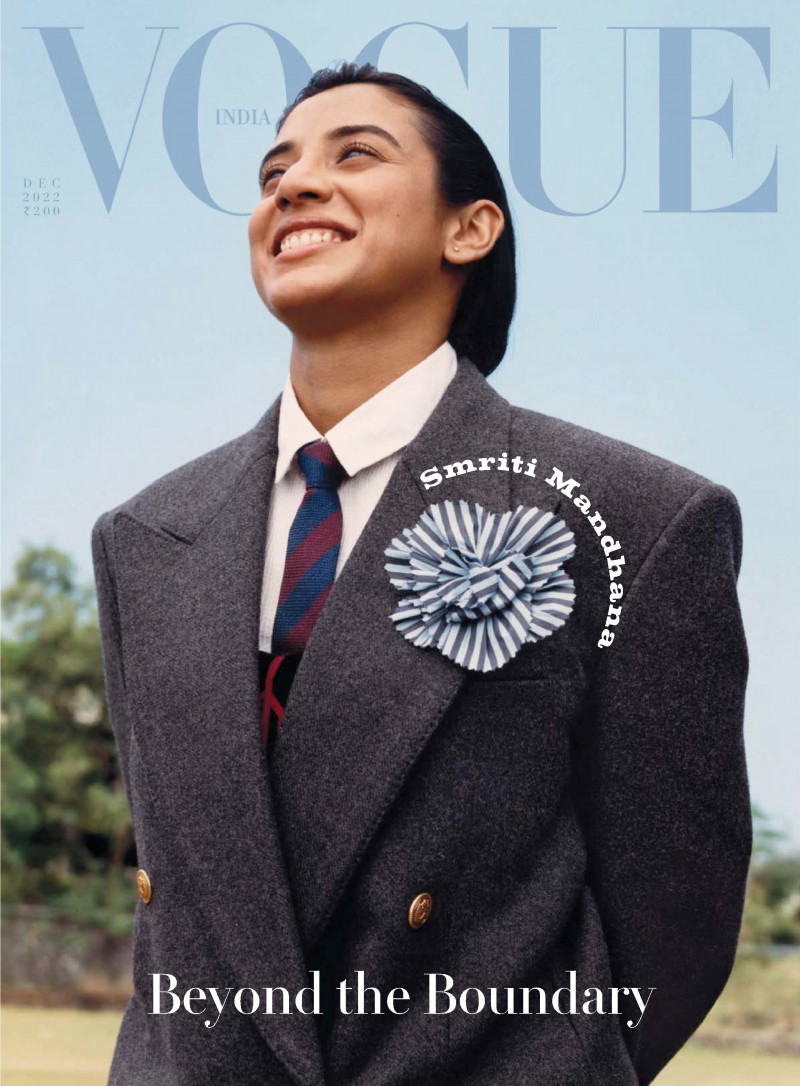  featured on the Vogue India cover from December 2022
