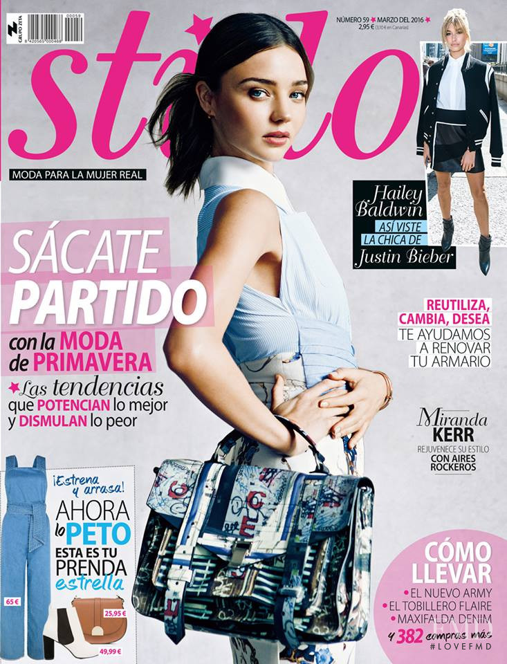 Miranda Kerr featured on the Stilo cover from March 2016