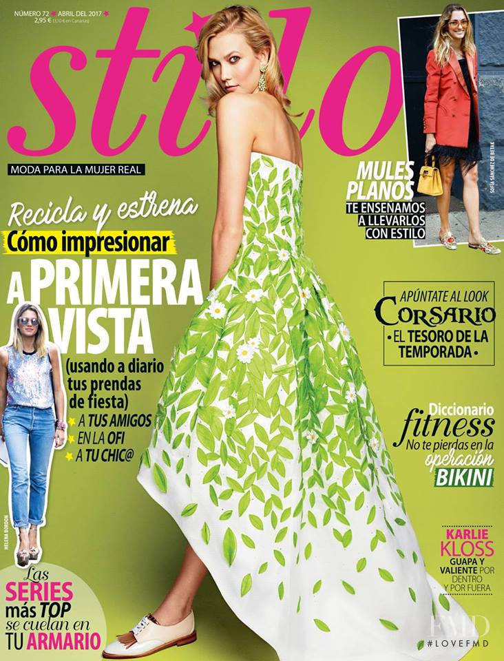 Karlie Kloss featured on the Stilo cover from April 2017
