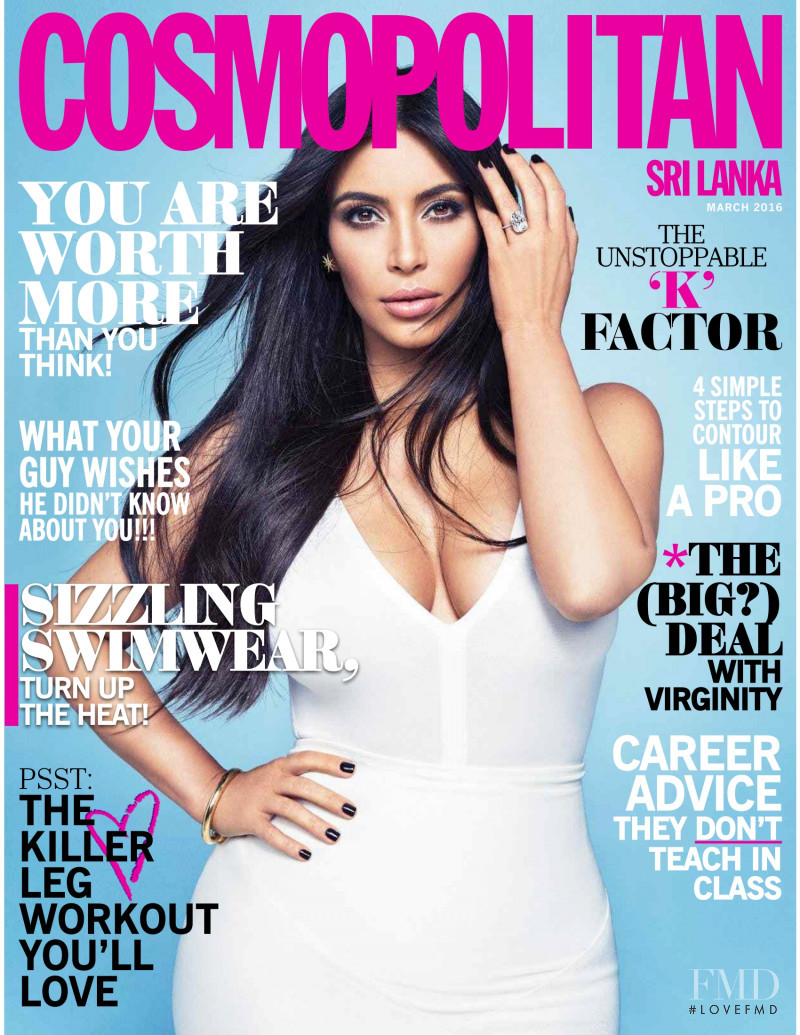  featured on the Cosmopolitan Sri Lanka cover from March 2016