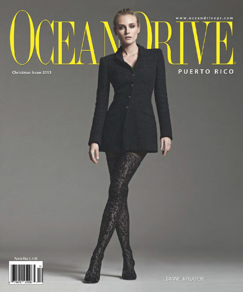 Diane Heidkruger featured on the Ocean Drive Puerto Rico cover from December 2013