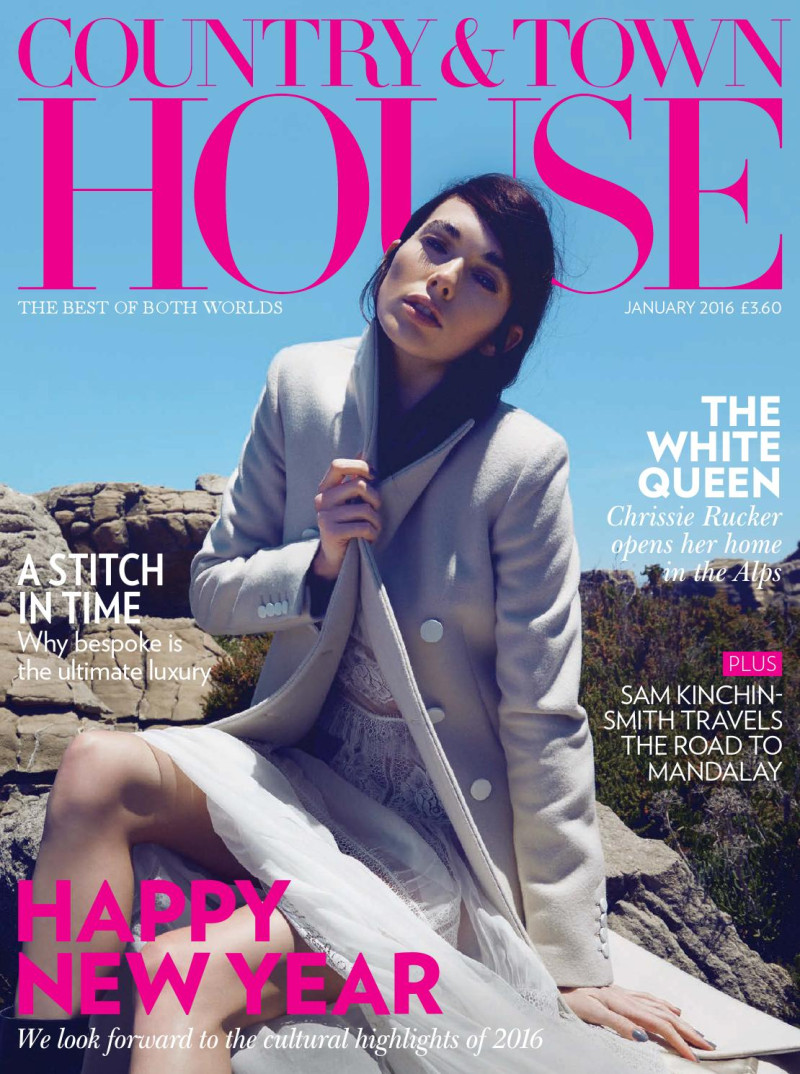 Simone Kerr featured on the Country & Town House cover from January 2016