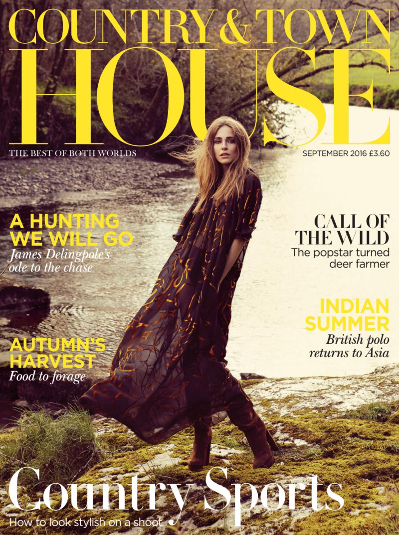 Camilla Babbington featured on the Country & Town House cover from September 2016