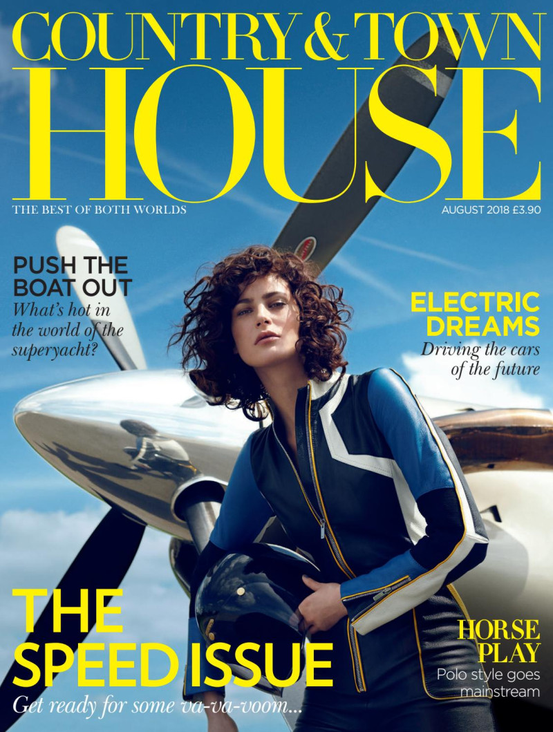 Maud Le Fort featured on the Country & Town House cover from August 2018