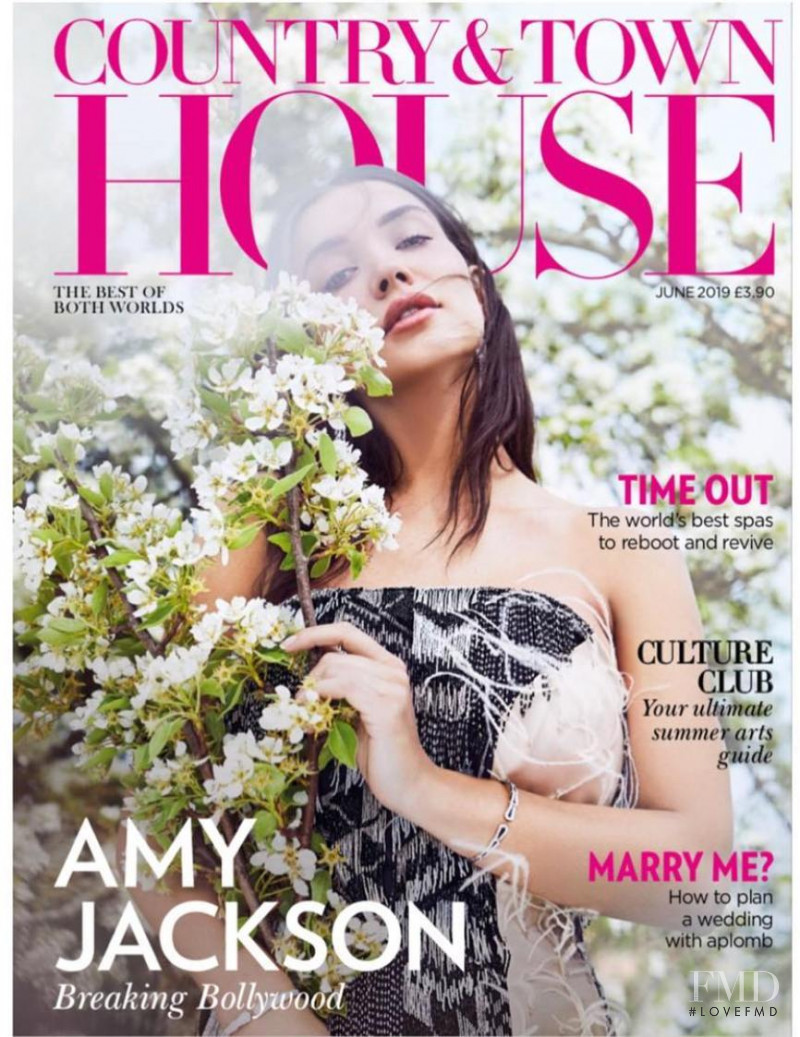 Amy Jackson featured on the Country & Town House cover from June 2019