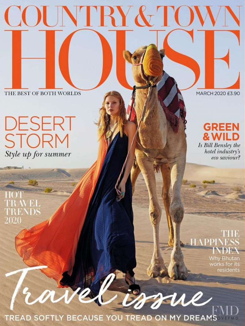 Sofie Theobald featured on the Country & Town House cover from March 2020