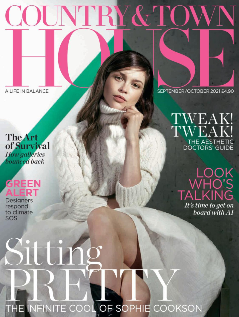 Sophie Cookson featured on the Country & Town House cover from September 2021
